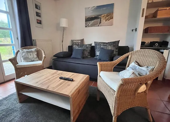 Rugana - Komfort Mit 1 Schlafzimmer Und Terrasse A56 * Dranske